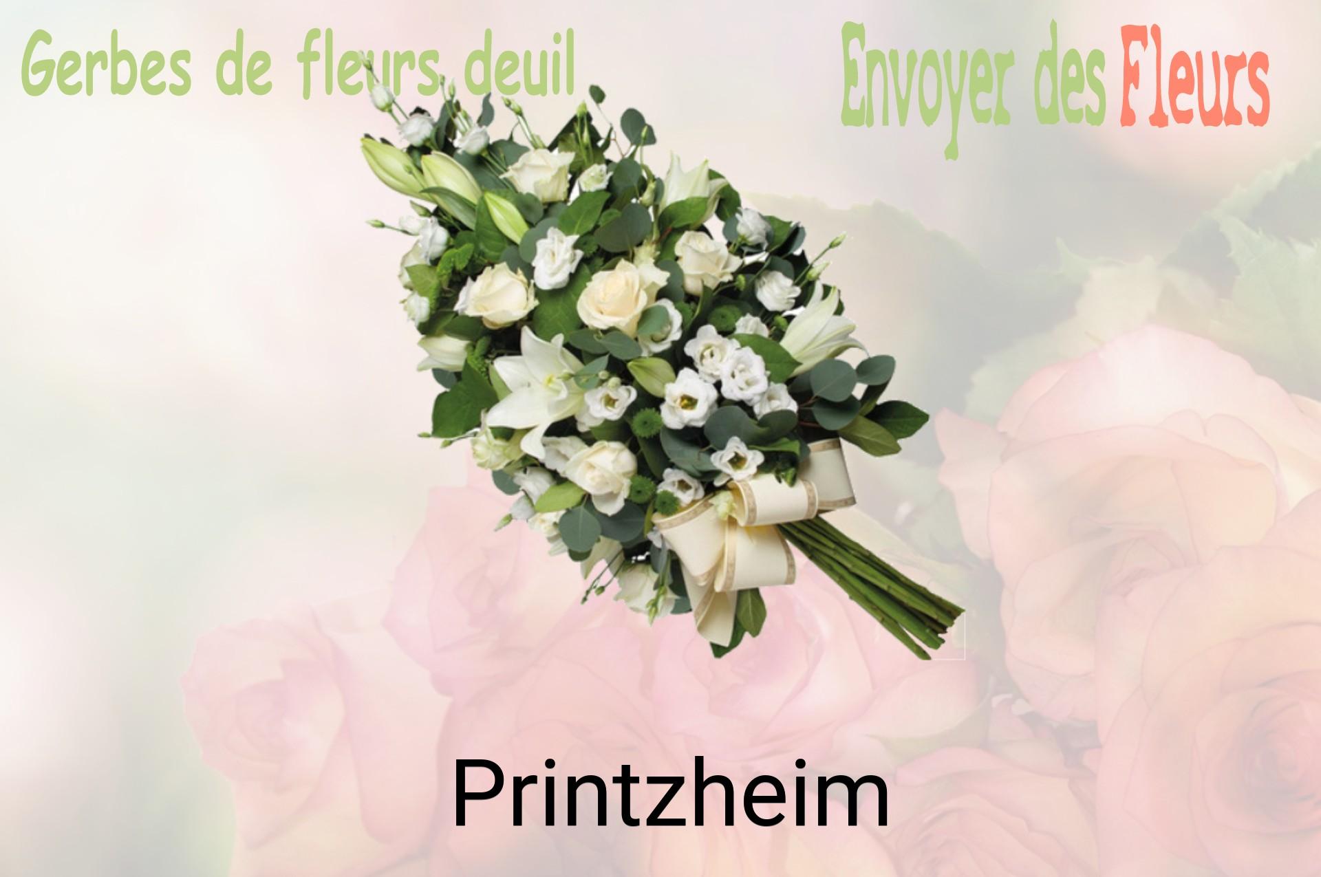 Gerbe de fleurs de deuil livrée à Printzheim